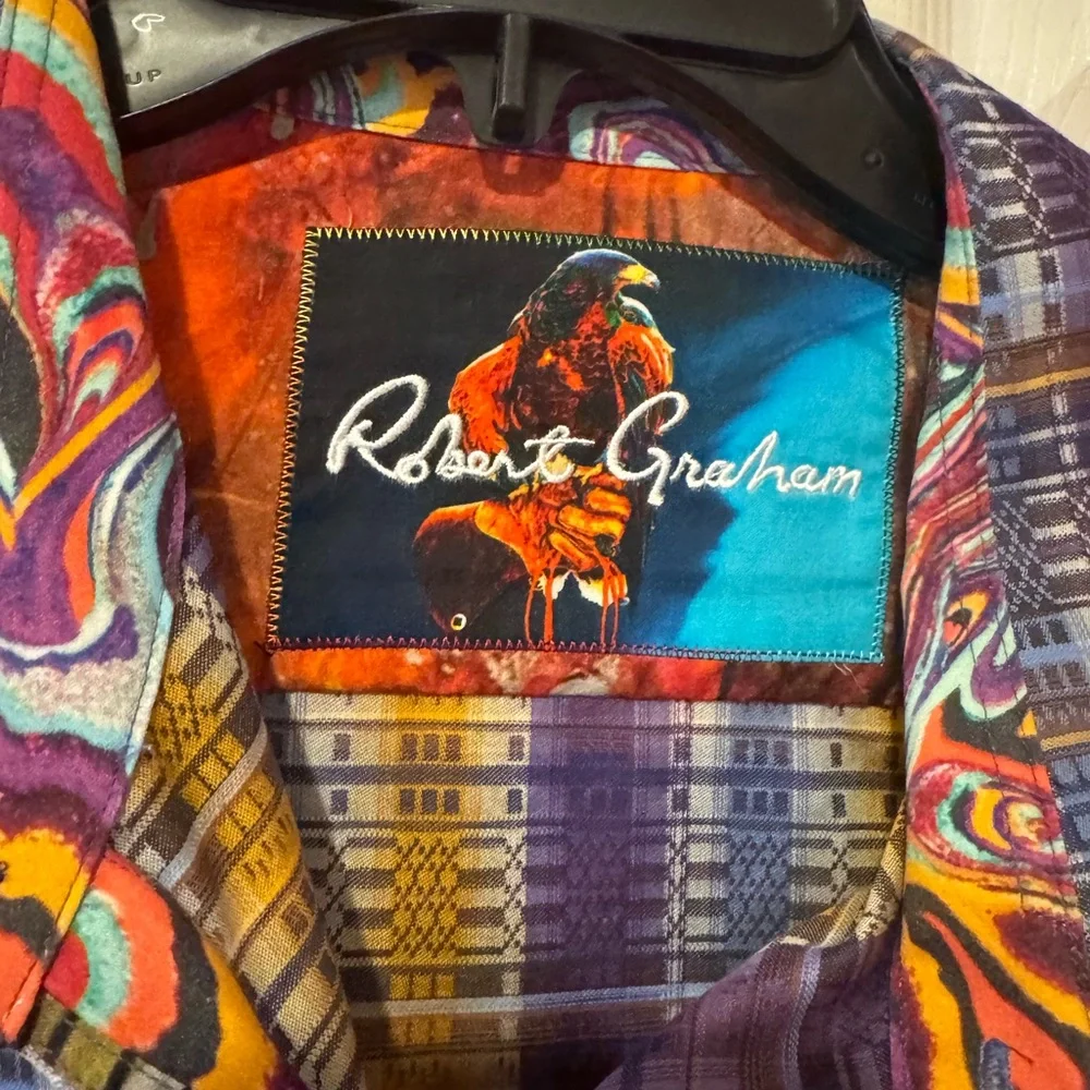 Robert Graham Vibrant Multicolor Shirt - Picture 3 of 5